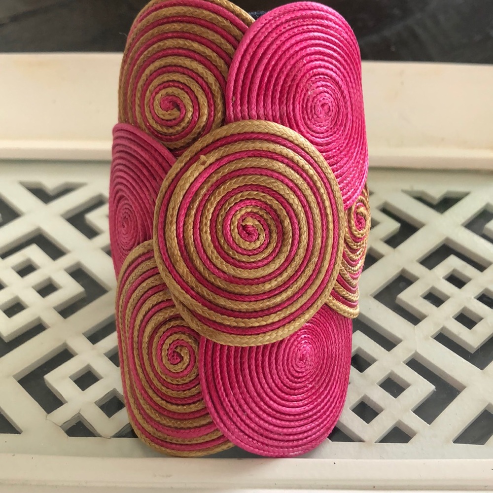Elegant luxury silk bracelet for women.